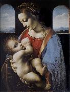 LEONARDO da Vinci Madonna and Child painting